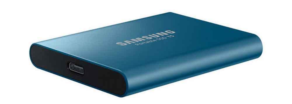 Conexión USb del Samsung T5 SSD