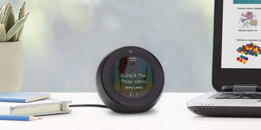 Uso del despertador Amazon Echo Spot