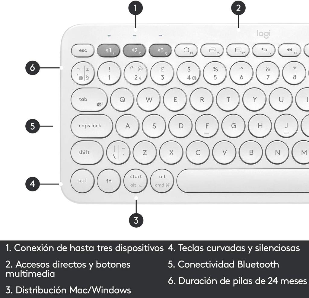 teclado logitech k380 multi dispositivo