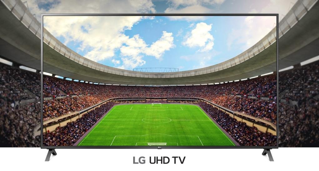 tele lg 4k y futbol en la pantalla