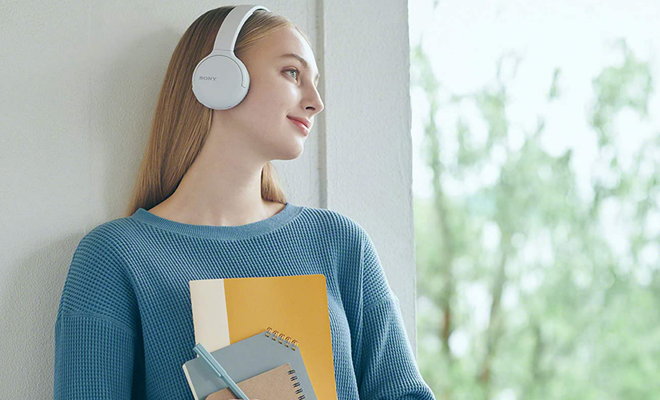 Auriculares Sony blancos