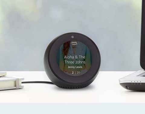 Echo Spot - Reloj inteligente con Alexa - Negro 