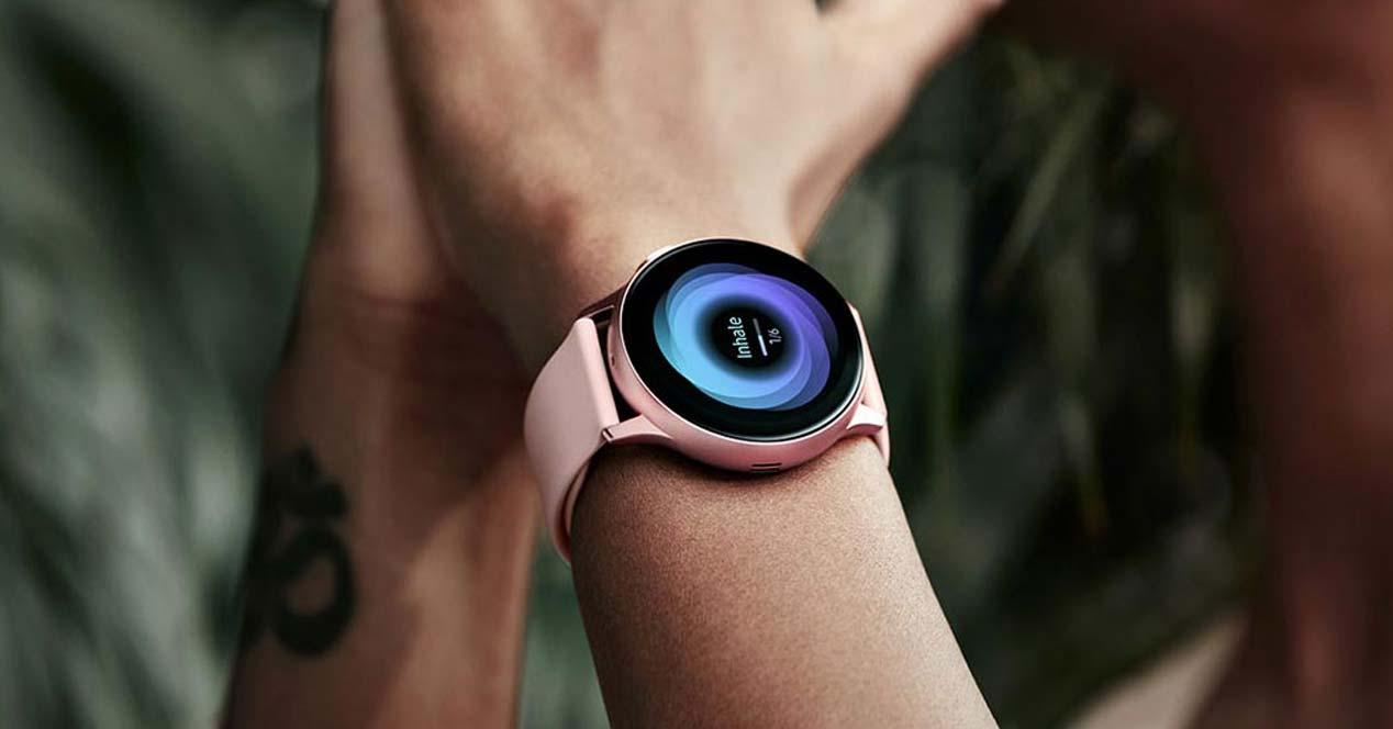 Uso del smartwatch smartwatch Samsung