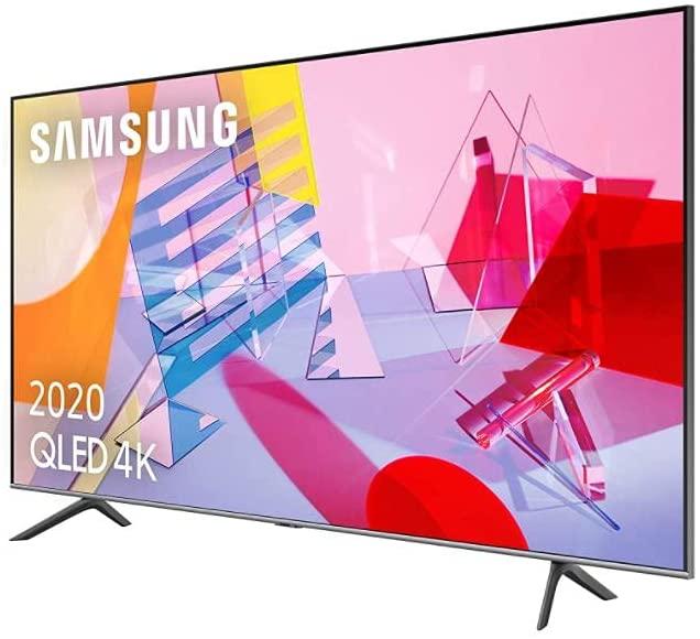 smart tv samsung 55q64t lateral