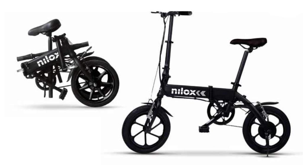 bicicleta eléctrica plegable Nilox