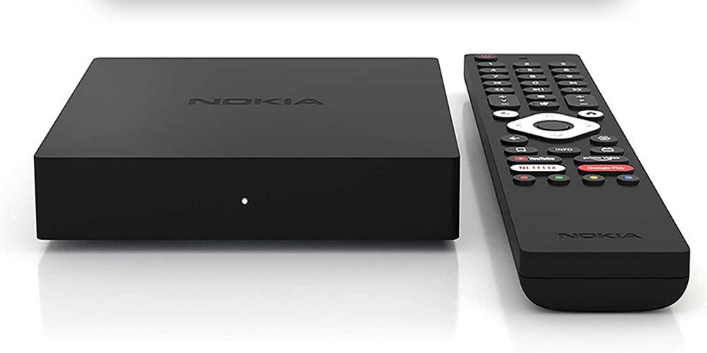 TV Box Nokia de color negro