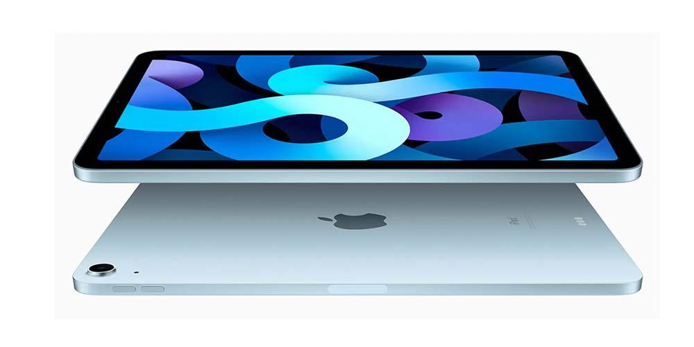 Lateral del iPad Air azul