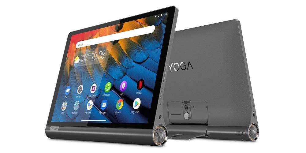 Tablet Lenovo Yoga Smart Tab de color gris