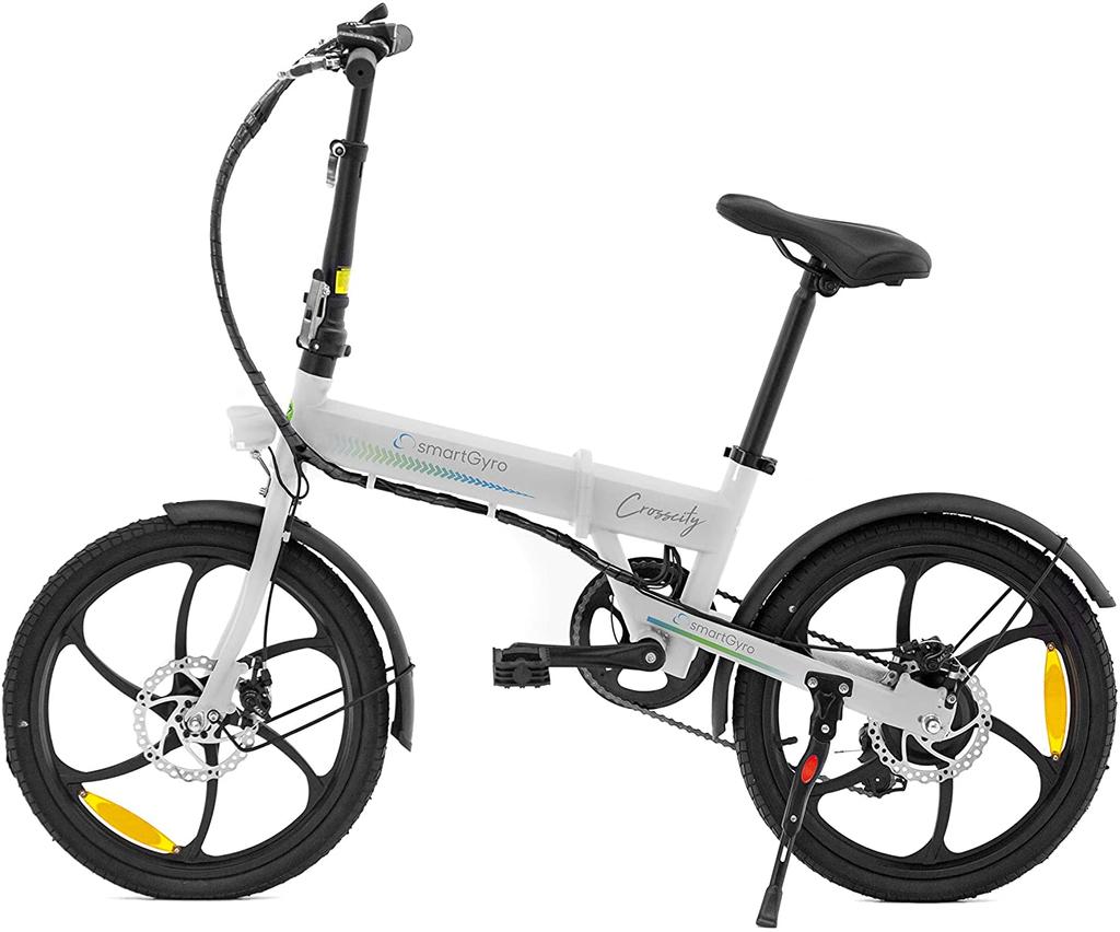 bicicleta eléctrica smartgyro crosscity lateral