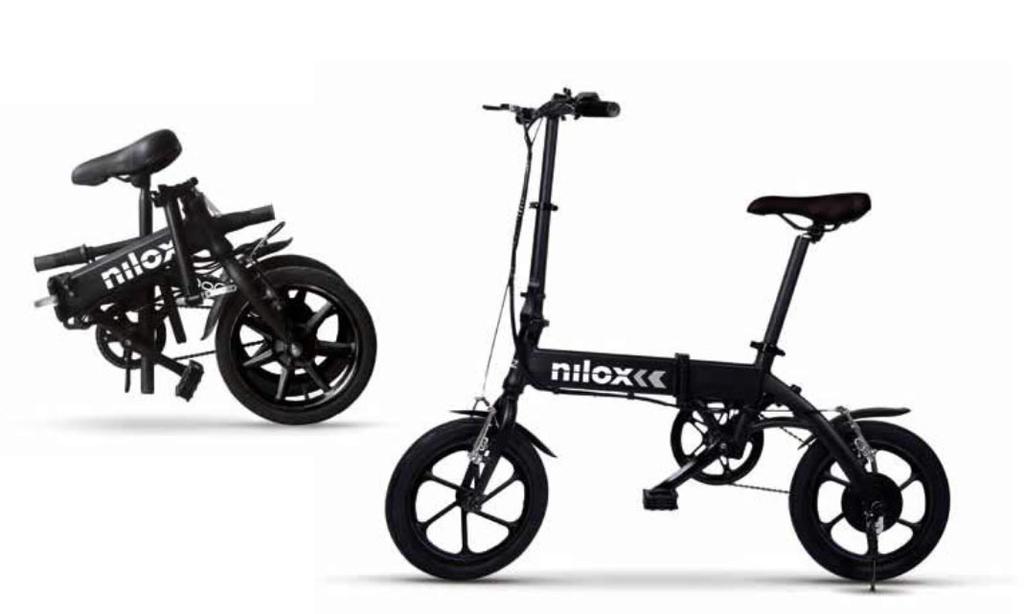 nilox bicicleta electrica plegada