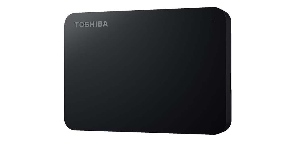 Disco externo Toshiba Canvio Basics de color negro