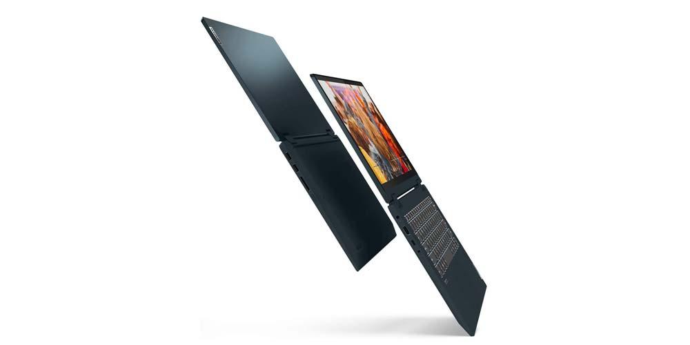 Lateral del portátil Lenovo IdeaPad Flex 5