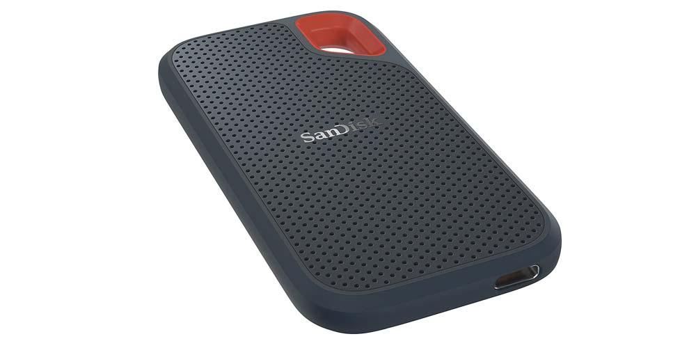 Disco SanDisk Extreme SSD de color gris