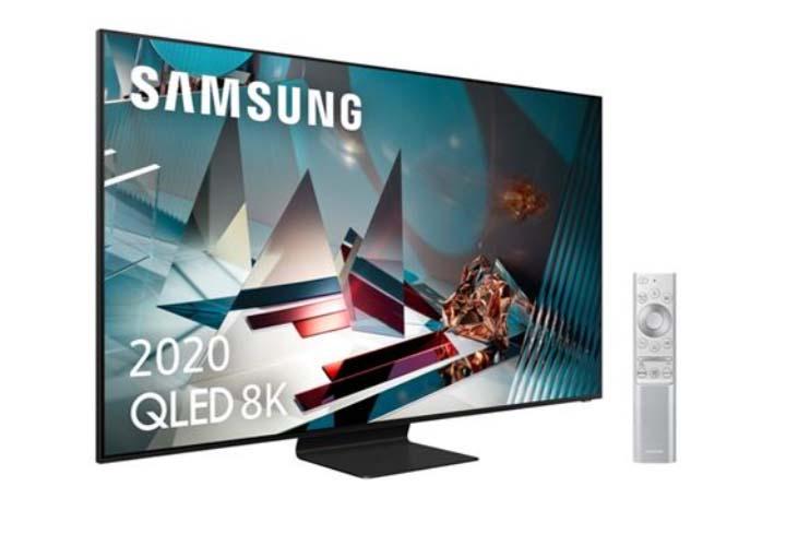 Smart TV 8K Samsung lateral