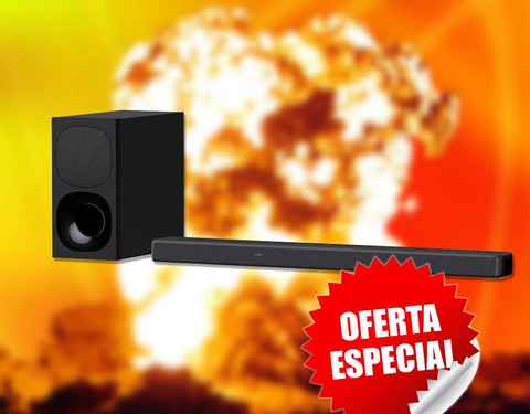 Ganga explosiva por una barra de sonido Sony, ¡ahorra 135€!