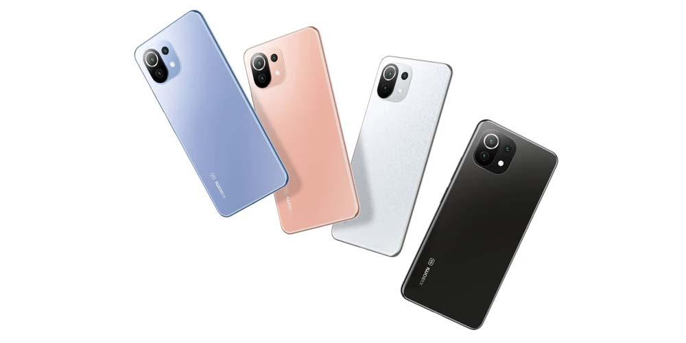 Colores del Xiaomi 11 Lite 5G NE