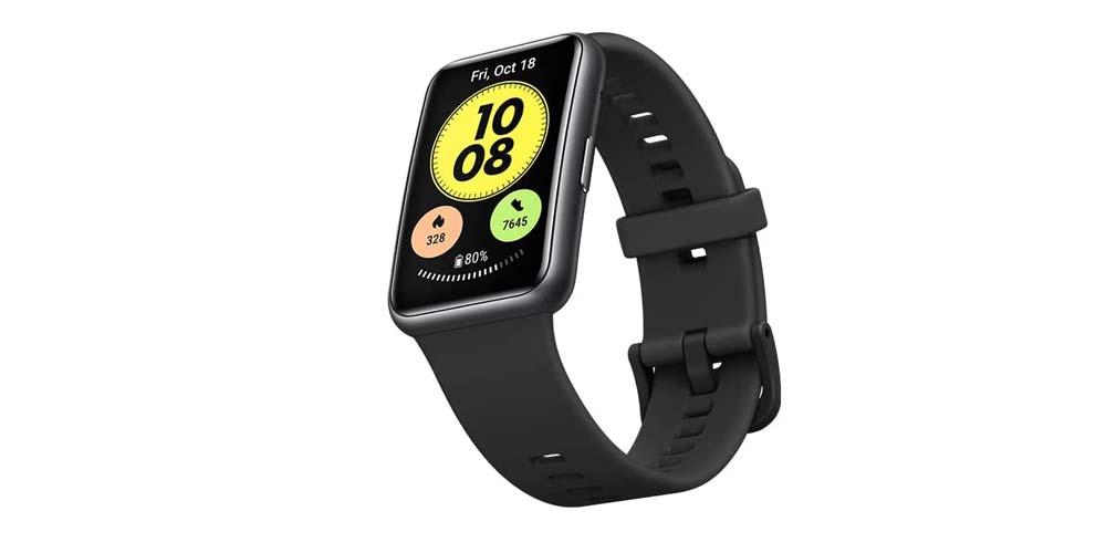 Smartwatch Huawei Watch Fit New de color negro