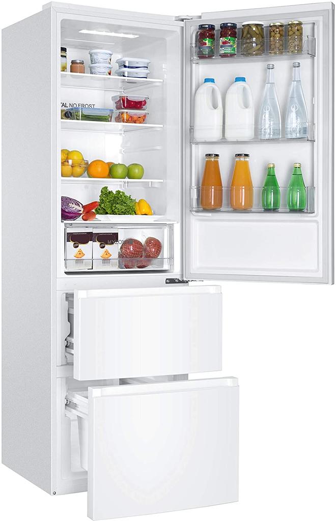 frigorífico haier lateral abierto