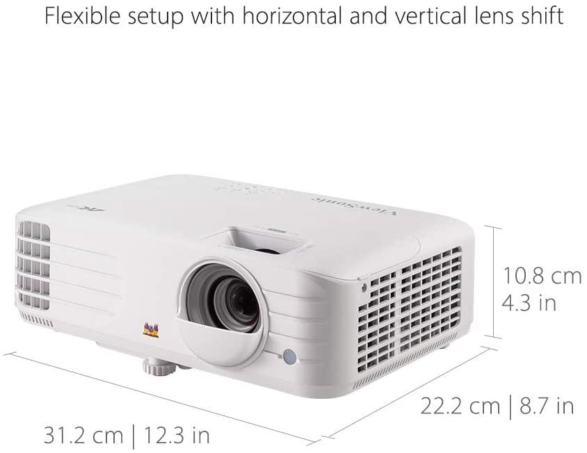 proyector 4k viewsonic lateral