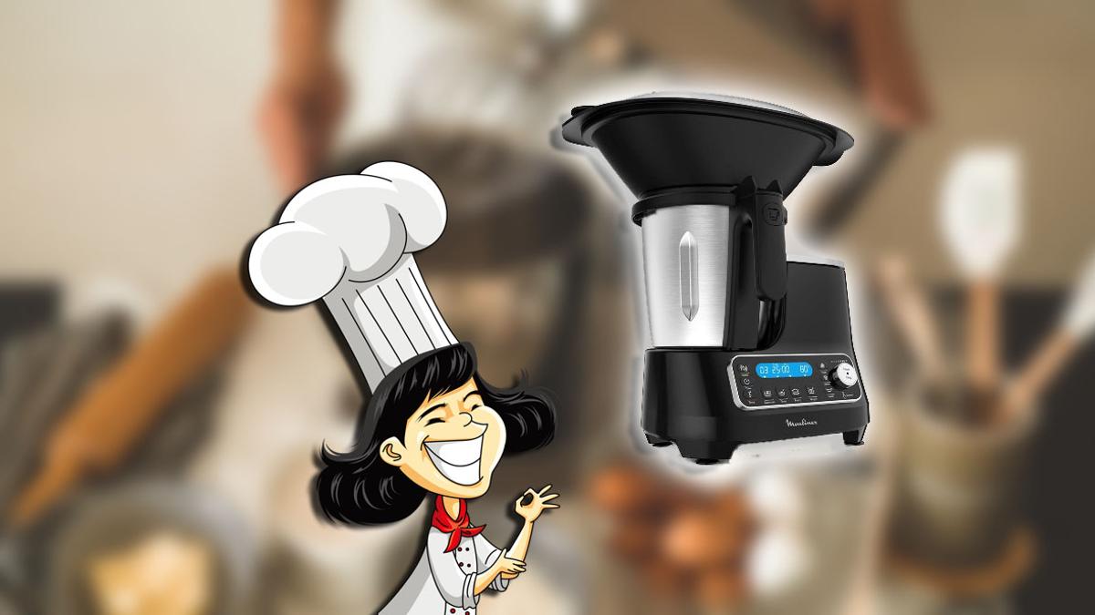 Robot de cocina Moulinex HF4SPR30 ClickChef