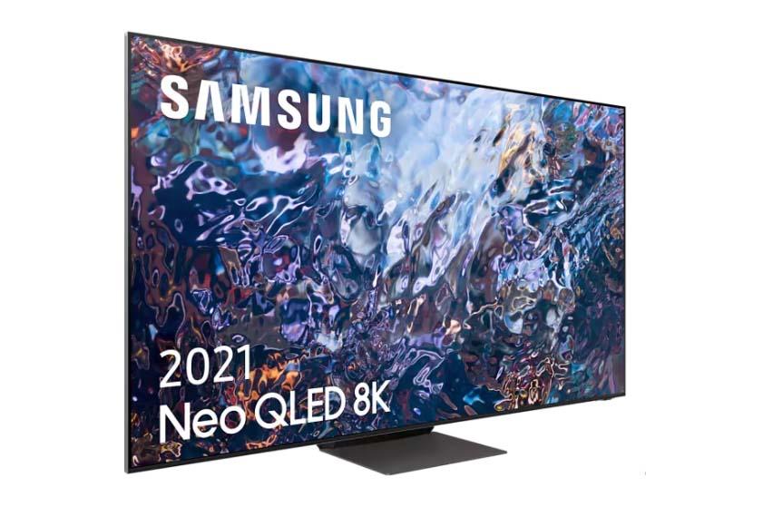 smart tv 8k samsung lateral
