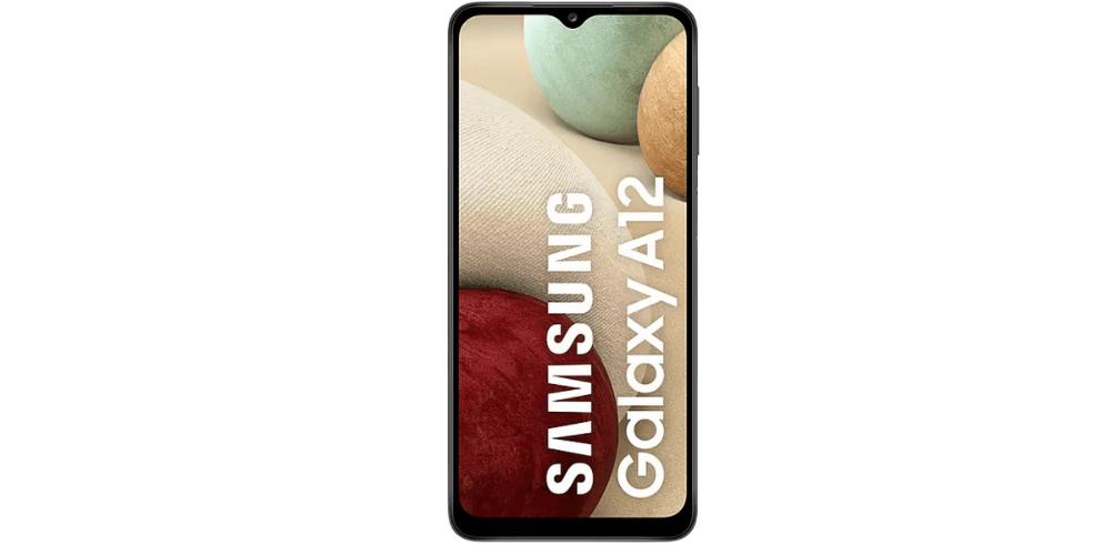 Smartphone Samsung Galaxy A12 frontal