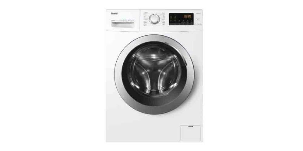 lavadora Haier Direct Motion HW90-B1239N de color blanco