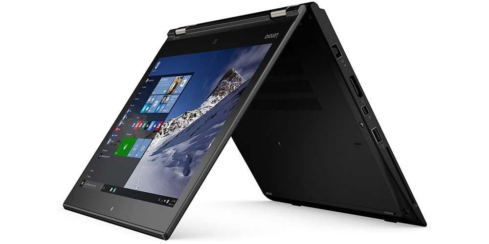 Pantalla girada en el Lenovo ThinkPad Yoga 260