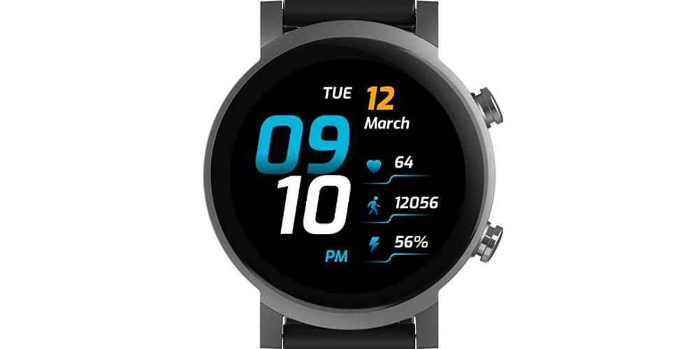 Imagen de la visión frontal del Ticwatch E3 Smartwatch