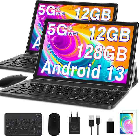 SEBBE Tablet 11 Pulgadas Pantalla 2K Android 13 Tablet PC 16GB RAM + 256GB  ROM +