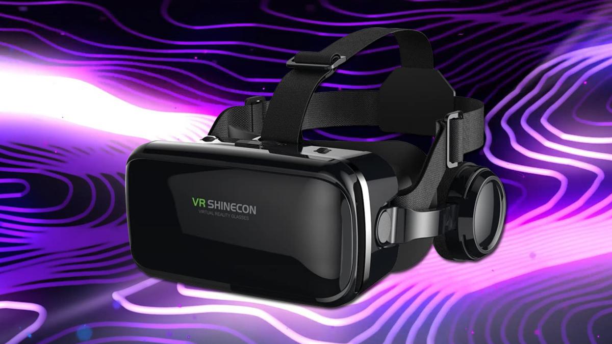 NK G04E-VR Gafas de Realidad Virtual con Auriculares para