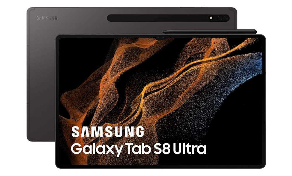 Samsung Galaxy Tab S8 Ultra de frente