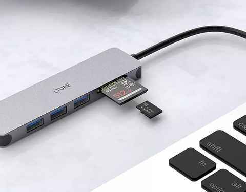 UGREEN Hub USB C a USB 3.0 4 Puertos Ladrón USB C 5Gbps Adaptador