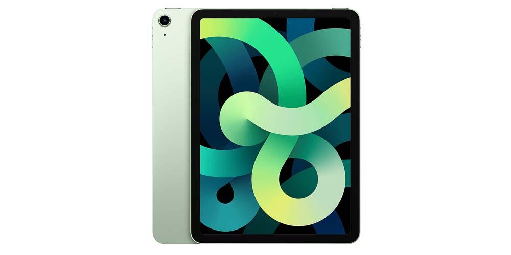 Frontal del iPad Air de color verde