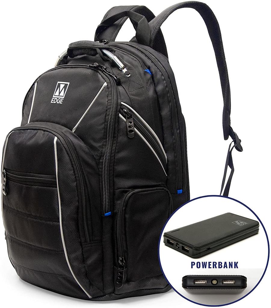 mochila para portátil con bateria M-Edge Cargo