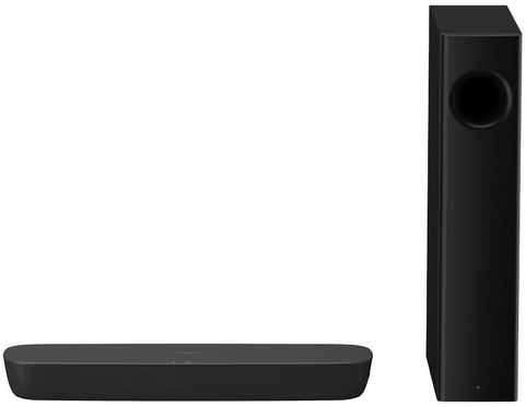 Wohome Barras de sonido pequeñas de 2.1 canales para TV con 6 niveles de  mejora de voz, subwoofer integrado, altavoces de barra de sonido Bluetooth  de