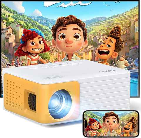 Mini proyector - Yoton 2022 Proyector portátil actualizado 1080p Full HD  compatible Y3, proyector de teléfono para cine en casa, niños, compatible  con PC / tableta /