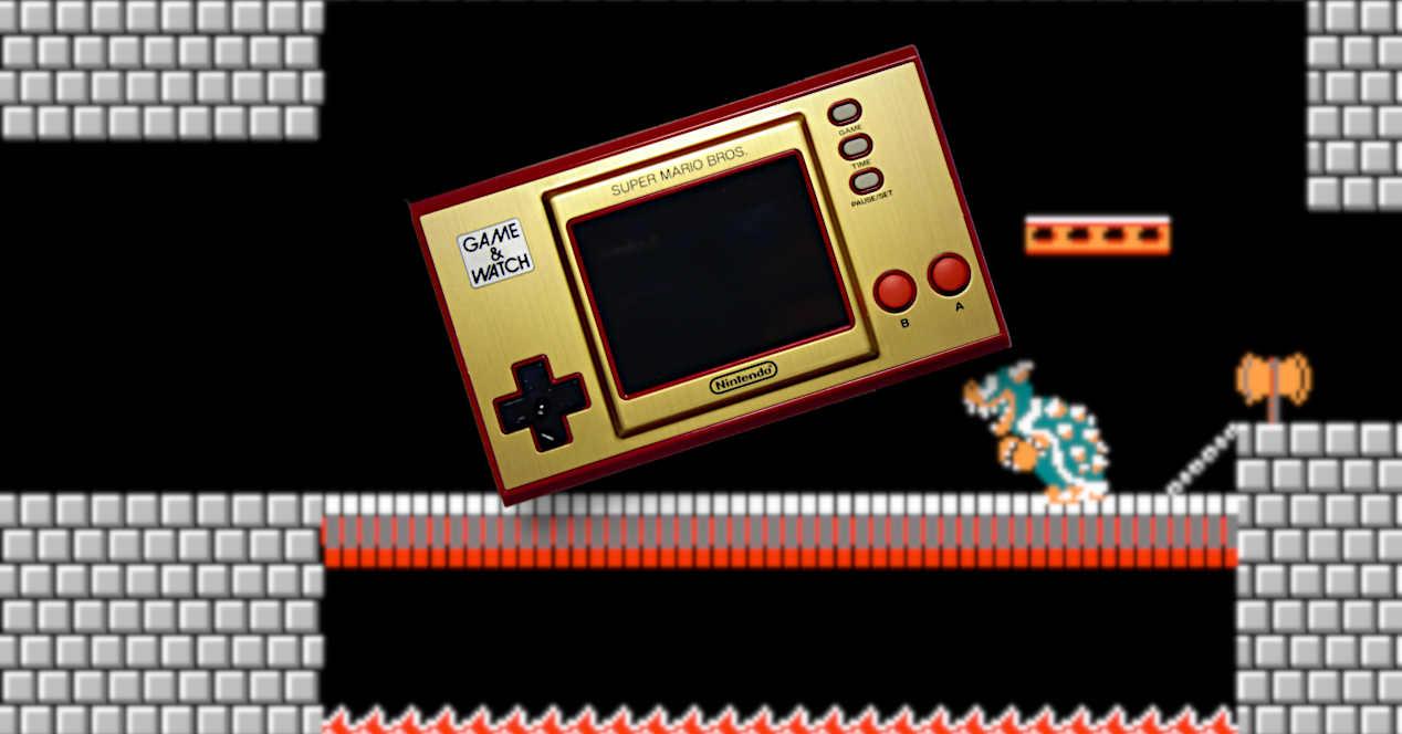consola game and watch super mario