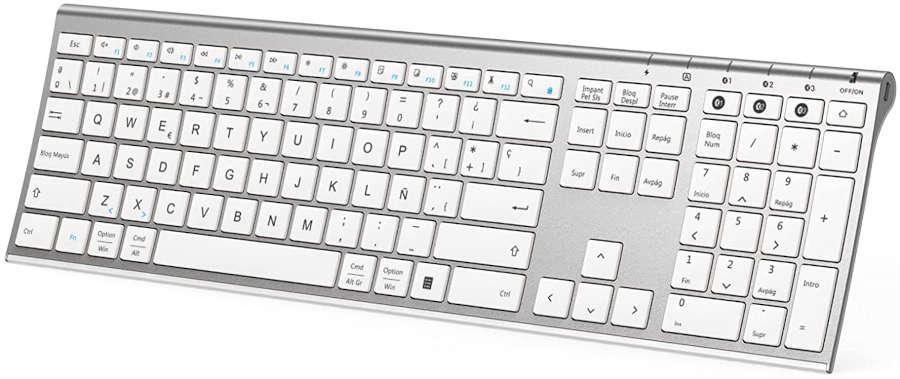 teclado bluetooth ultra ligero ipad