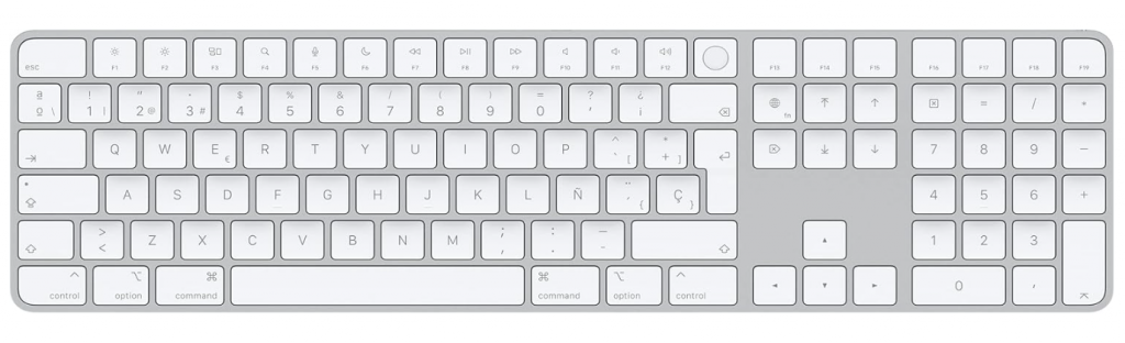 teclado ipad touch id