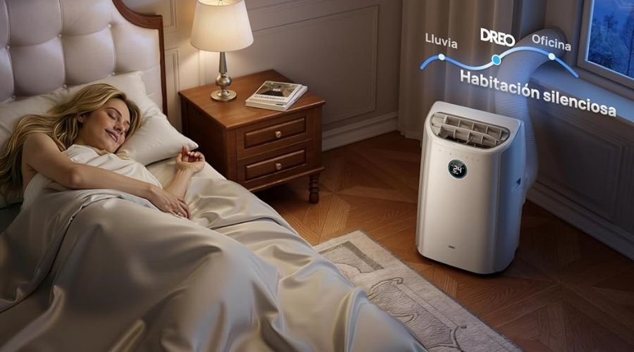 DREO Aire Acondicionado Portátil de 10000 BTU silencioso