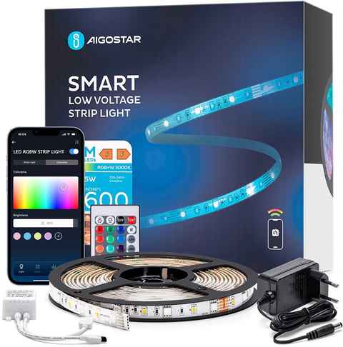 Con esta tira de luces LED podrás dar color a tu hogar y ahorrar dinero: se  puede controlar con el móvil, Alexa y Google Assistant