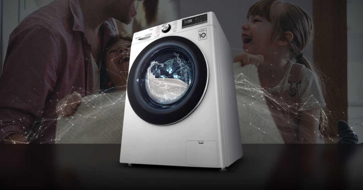 lavadora LG inteligente