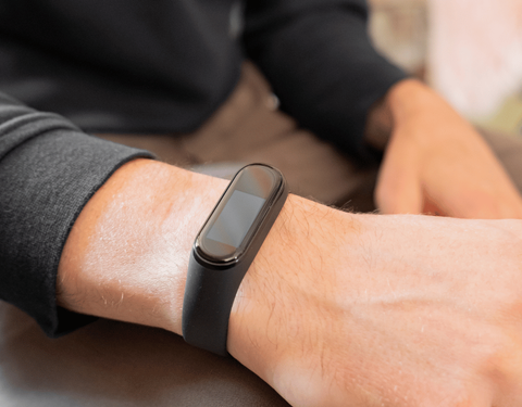 Reloj inteligente NFC para hombre y mujer, accesorio de pulsera resistente  al agua con seguimiento de