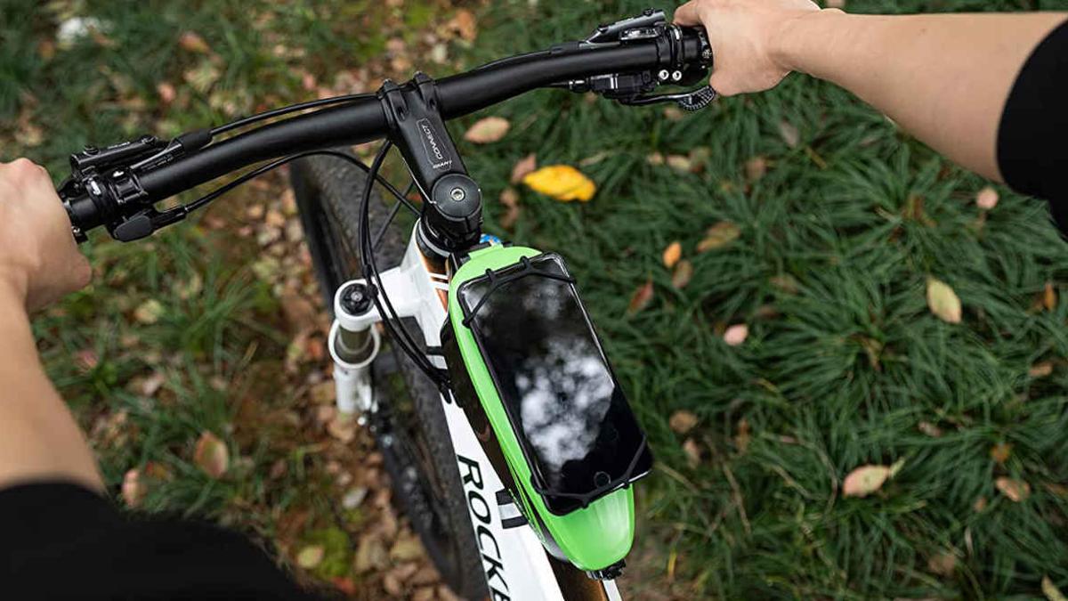 Accesorios para bicicletas Bolsa de bicicleta MTB con pantalla