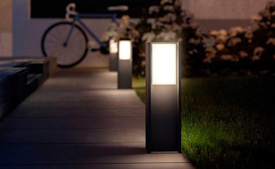 Luces LED inteligentes de exterior