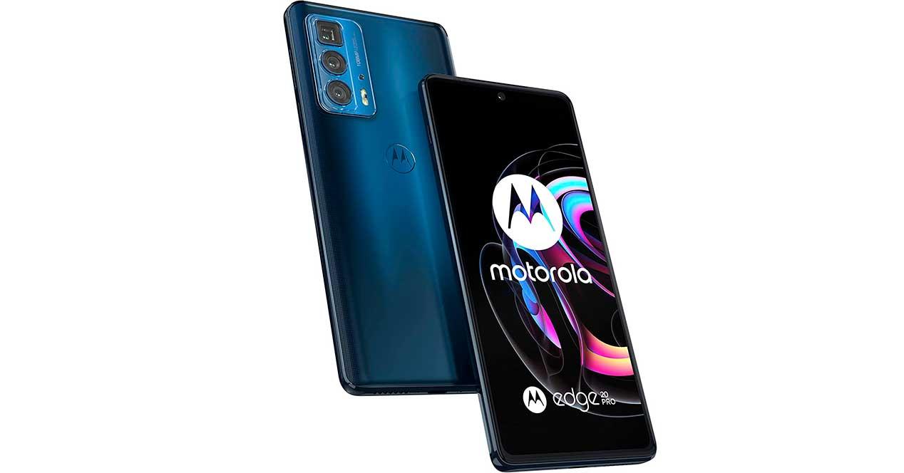 Motorola Edge 20 Pro azul
