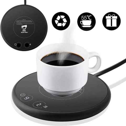 Calentador de taza USB, calentador de taza de café multifuncional de 131.0  °F, calentador de taza de café y té de escritorio de 10 W para oficina y