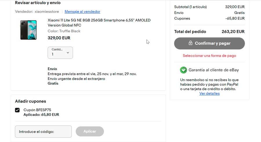 Xiaomi Mi 11 Lite 5G NE on eBay