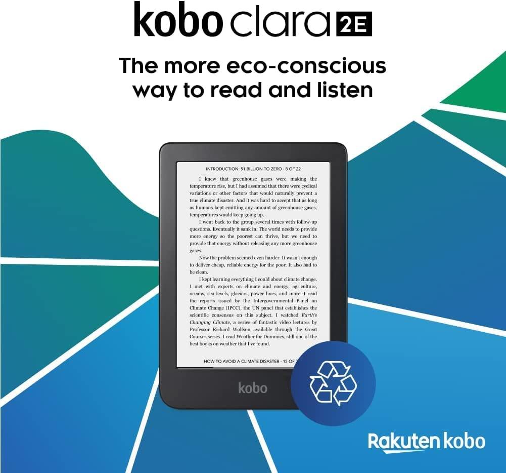 Kobo Clara 2E - eReader de 6" con 16 GB de memoria